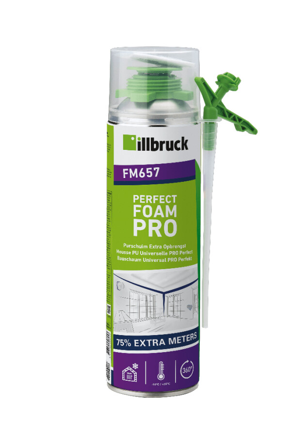 illbruck FM657 PERFECT FOAM PRO purschuim - 540 ml - lichtgroen