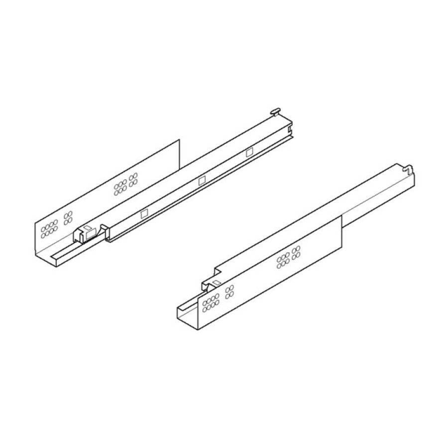 Blum ladegeleiders Tandem plus 600mm 30kg 560H6000C