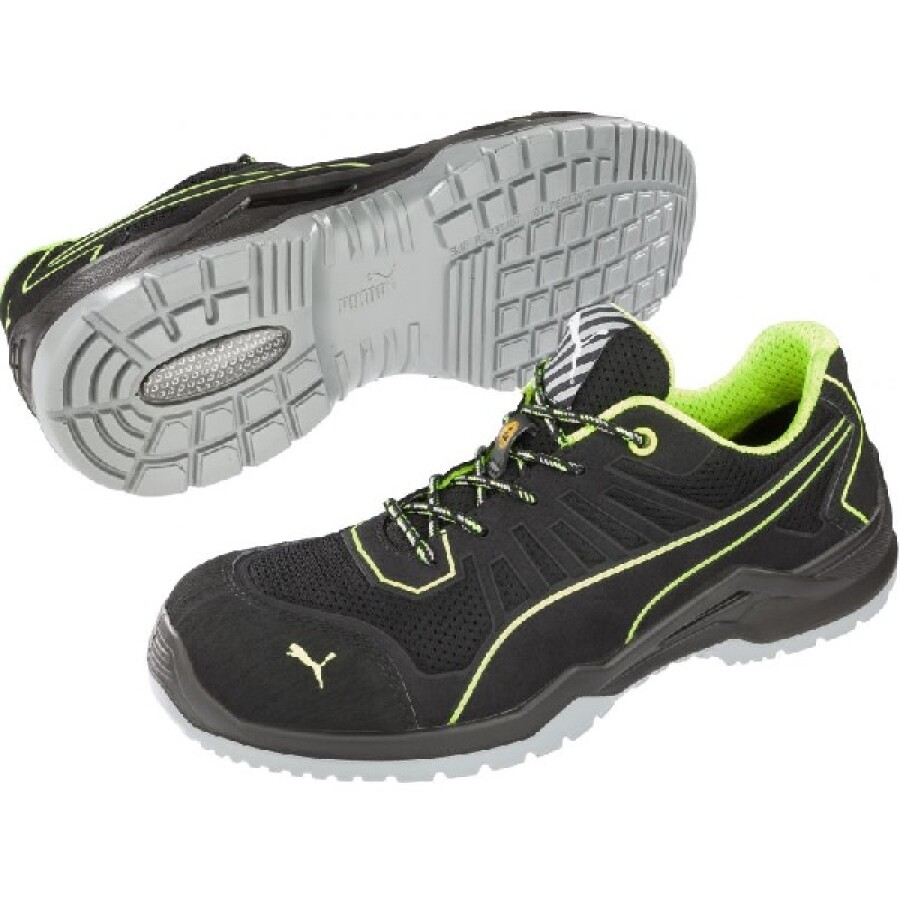 Puma werkschoenen - Fuse TC - S1P ESD laag - groen - maat 41
