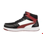 Puma werkschoenen Frontcourt S3L hoog zwart/rood/wit maat 39