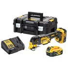 DeWALT DCS356P2-QW 18V XR Brushless multitool in TSTAK koffer met accessoires incl. 2x 5.0Ah accu en lader 