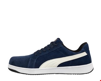 Puma werkschoenen Iconic Suede S1 laag marine blauw maat 47