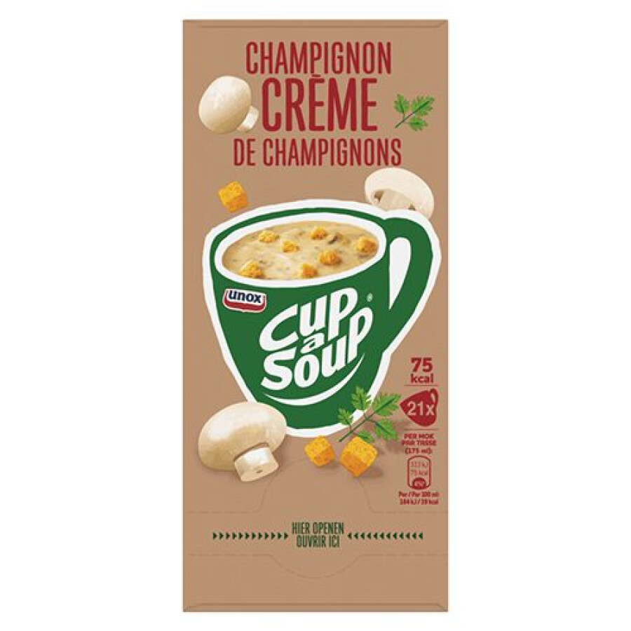 Cup-a-Soup (21x) Unox 17723601 champignon crème