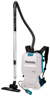 Makita accu rugstofzuiger - DVC660Z - 2x18V - excl. accu en lader - met 4-delige stofafzuigset - in doos