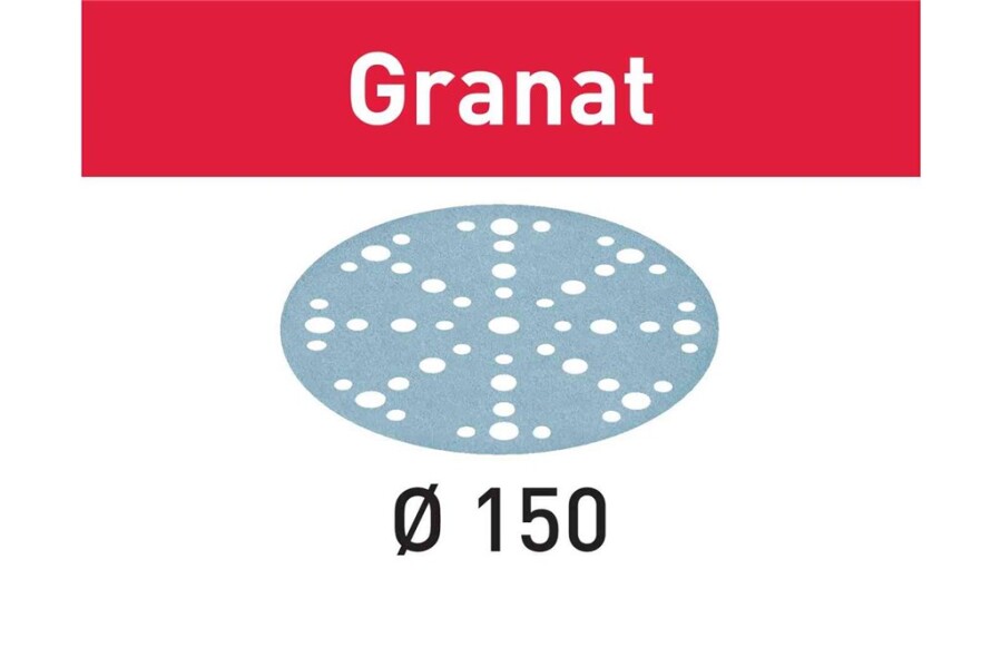 Festool 150mm schuurschijven [10x] - Granat - korrel 120 - 575157