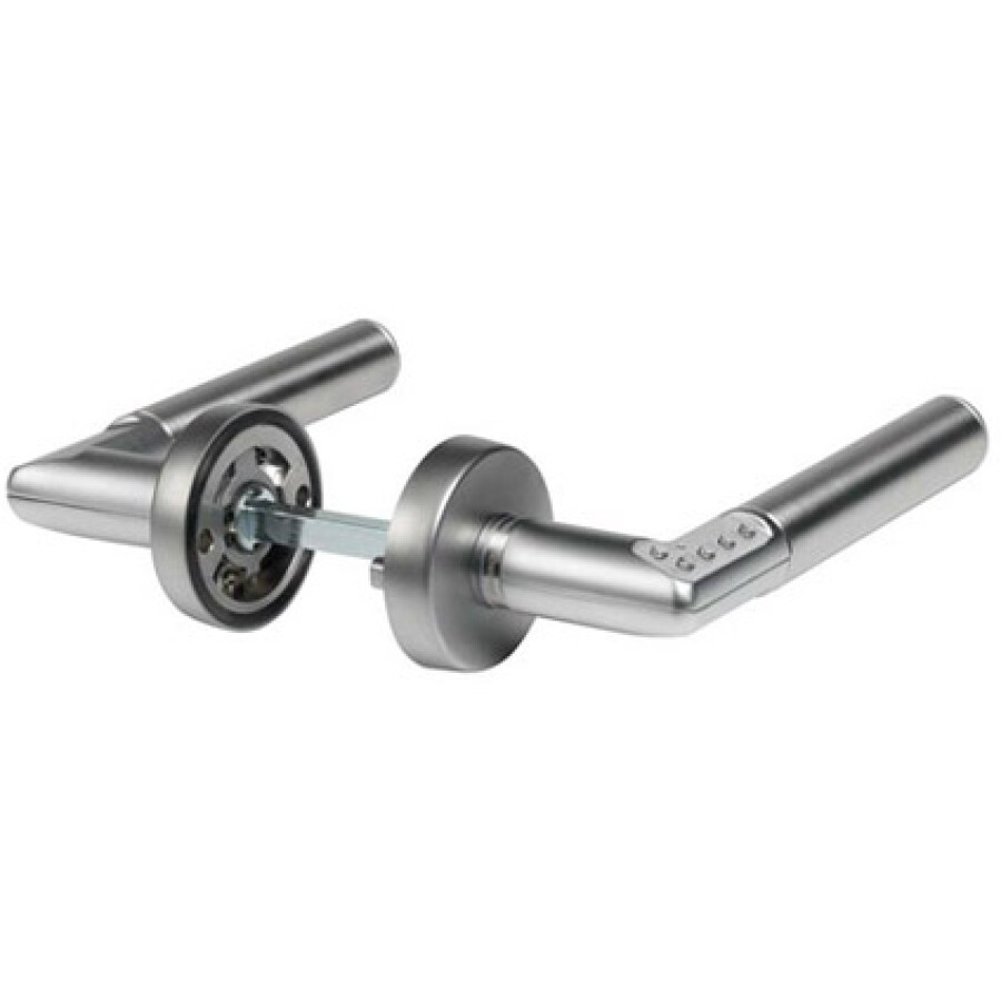 Assa Abloy codekruk op rozet - 7901-8rs - RVS - draaichting 1/4 - rechtshandig