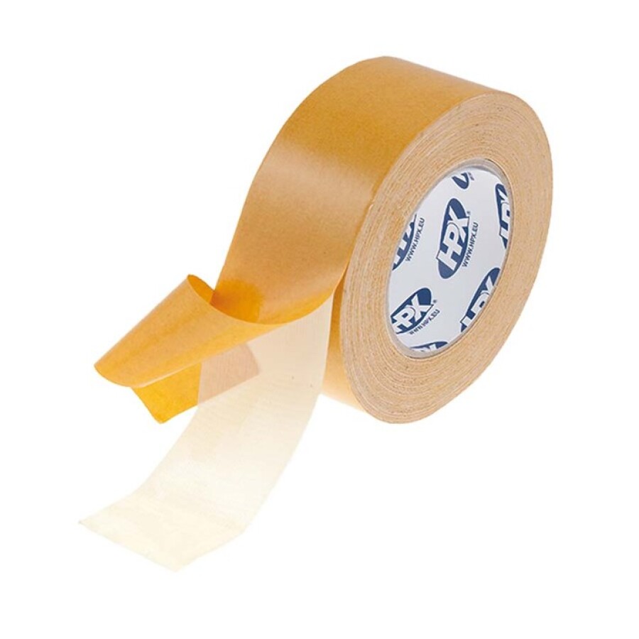 HPX dubbelzijdig tapijttape - 50 mm x 25 m - wit