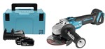 Makita DGA504RTJ haakse accu slijpmachine 18V - 125mm - 2x5.0 Ah accu en snellader in Mbox