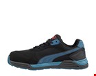 Puma werkschoenen - Frontside zwart/blauw - S1P - laag