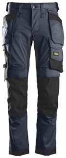 Snickers Workwear werkbroek - met holsterzakken - stretch - 6241 - zwart - maat 50