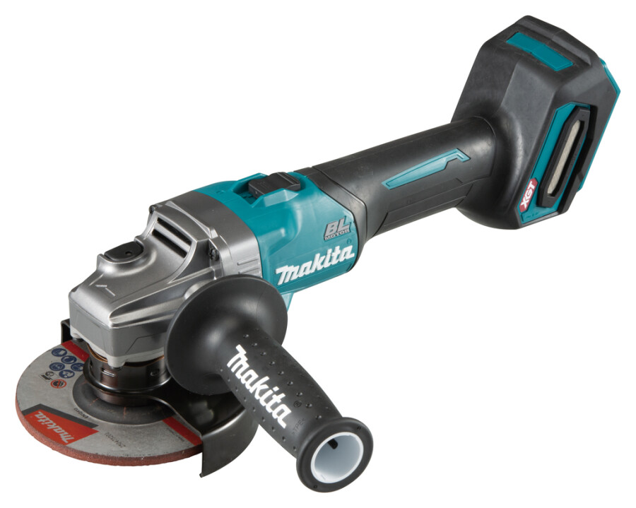 Makita haakse accu slijpmachine - GA005GZ - 40V Max - 125mm - excl. accu en lader - met vastzetschakelaar - in doos