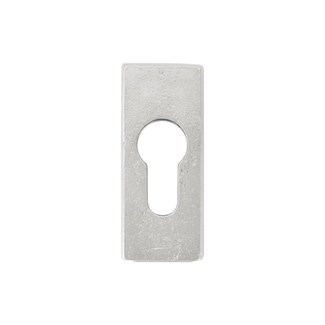 Dauby veiligheidsrozet - Pure - mat wit brons - 30x68 mm - rechthoekig