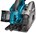 Makita accu invalcirkelzaag - SP001GZ03 - 40V Max - 165mm - met AWS zender - excl. accu en lader - in Mbox