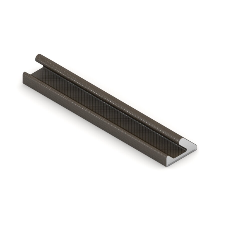 Q-lon tochtstrip QL3117 - zwart zelfklevend - 11,2x6,5 mm - 25 m