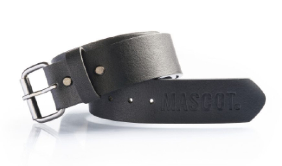 Mascot Congo lederen riem zwart maat 120