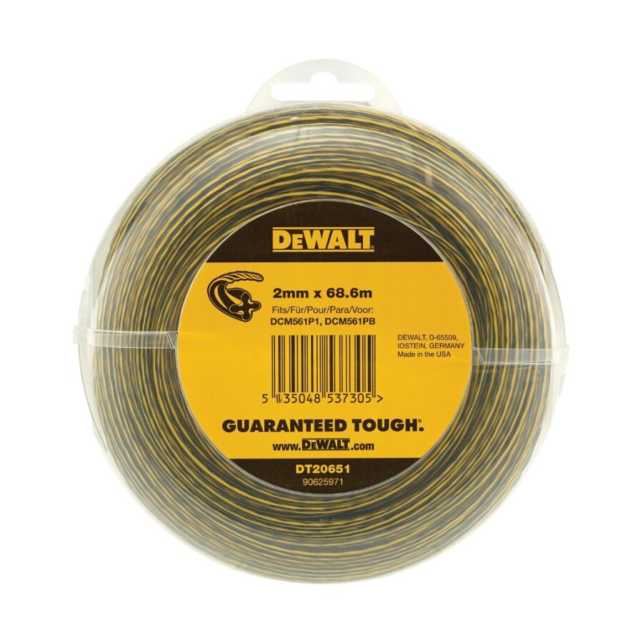 DEWALT DT20651-QZ Grastrimmerdraad 2 mm x 68,8 m