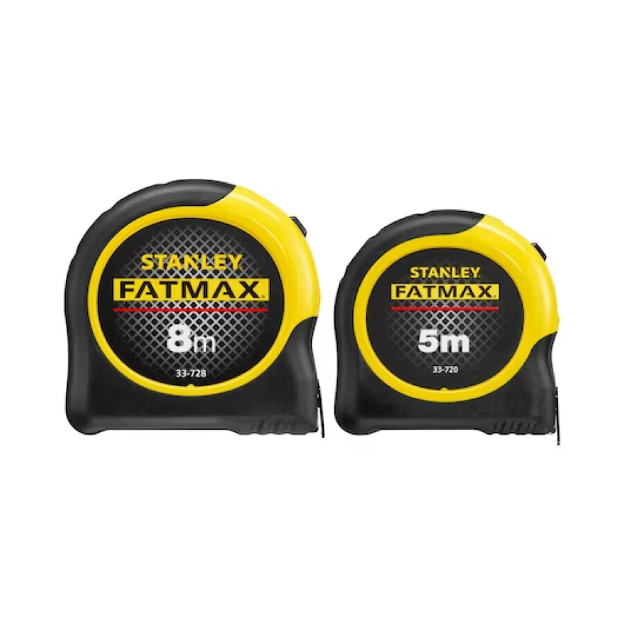 STANLEYÂ® FMHT31725-0 FATMAXÂ® BLADEARMORÂ® DUOPACK rolbandmaten 8 m en 5 m