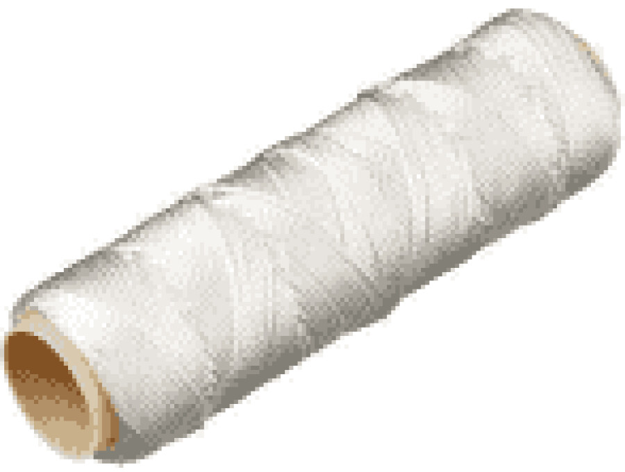 Ivana nylon metseldraad 3-strengs - wit - dikte 1,3 mm - wit - 50 m - 50887